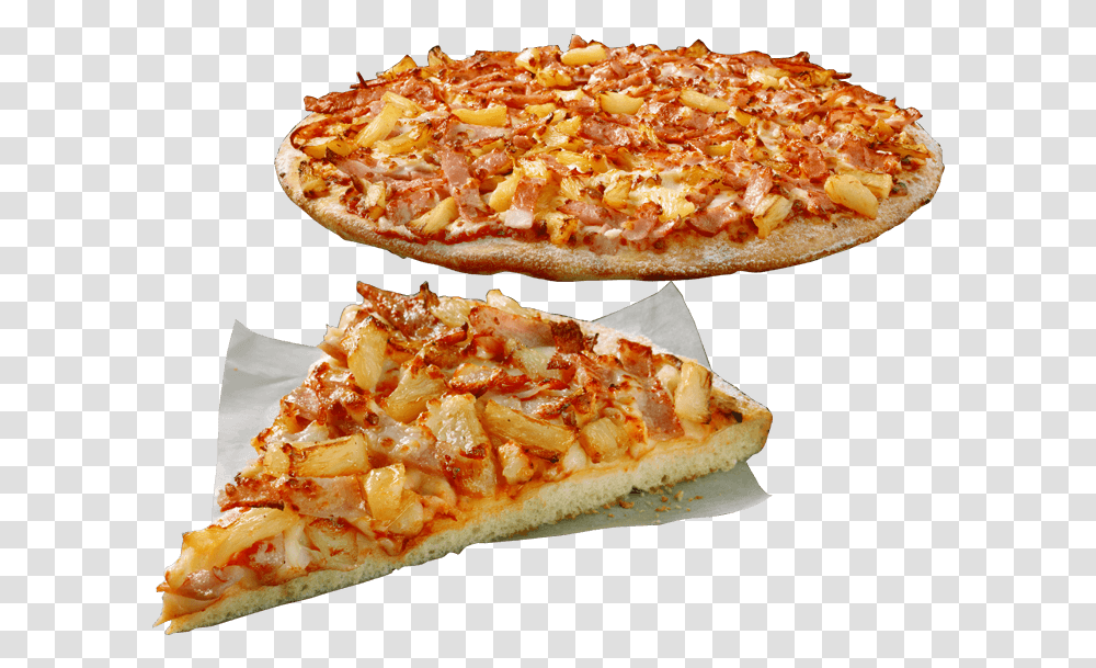 Domino S Pizza Chicken Hawaiian Pizza Dominos, Food, Plant, Produce, Fruit Transparent Png