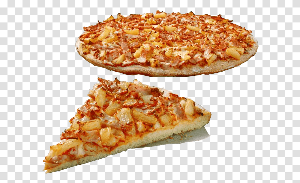 Dominos Pizza Slice Image All Pizza Hawaiian Chicken, Food, Sliced Transparent Png