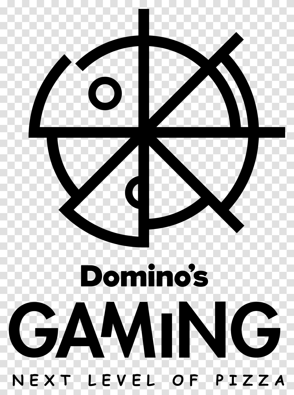 Dominos Simple Compass On A Map, Star Symbol, Logo Transparent Png