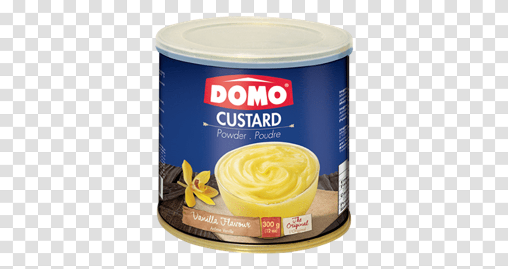 Domo Custard Powder, Mayonnaise, Food, Tin, Can Transparent Png