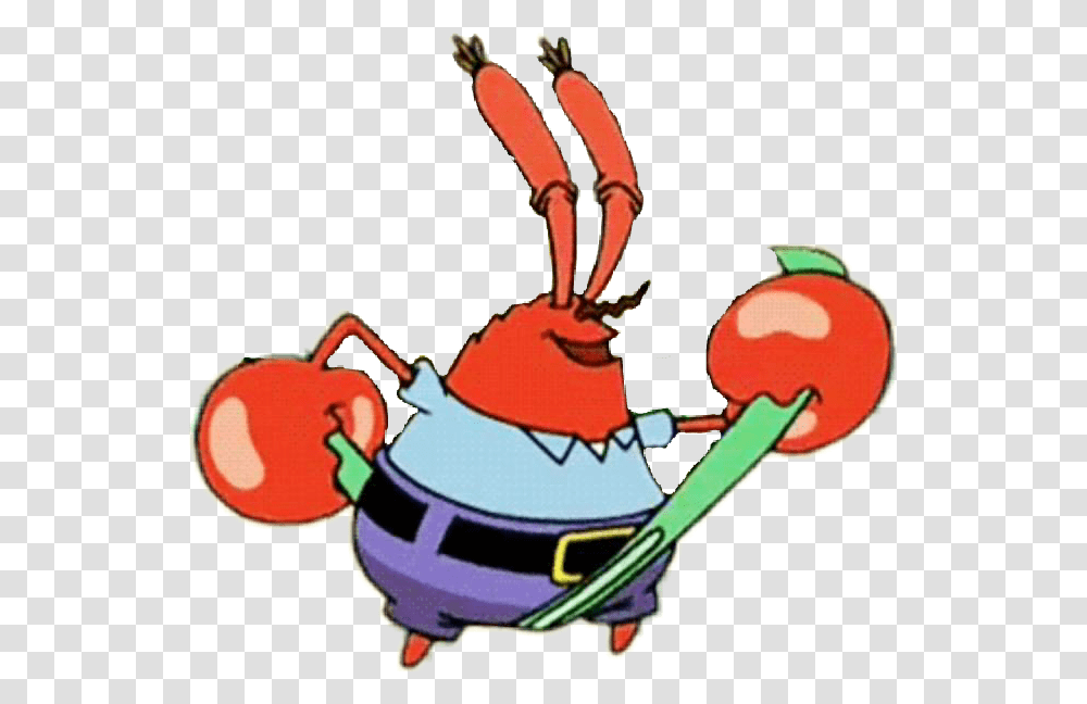 Don Cangrejo Doncangrejo Bob Esponja Bobesponja Mr Krabs Money Background, Food, Animal, Seafood, Sea Life Transparent Png