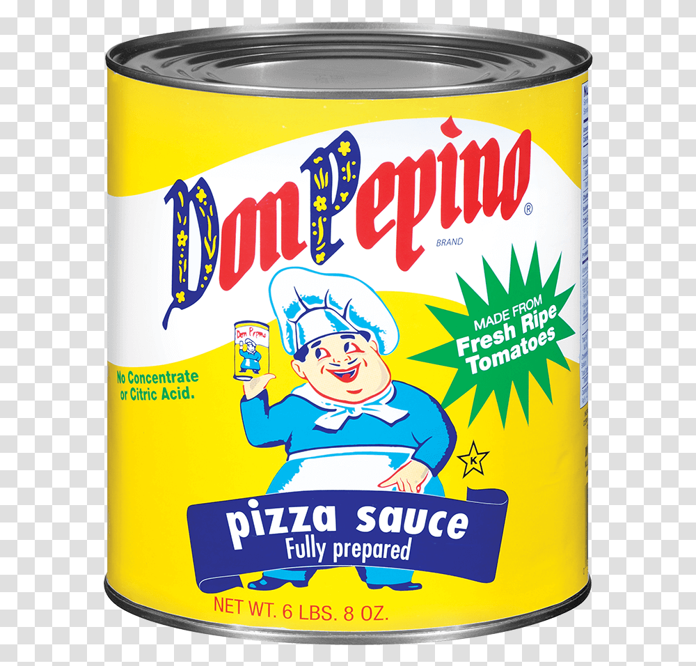 Don Pepino Pizza Sauce, Tin, Can, Canned Goods, Aluminium Transparent Png