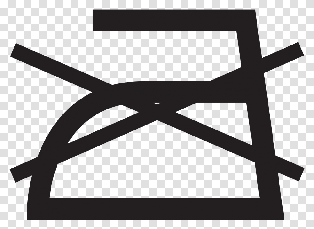 Don't Iron Sign, Cross, Scissors, Lighting Transparent Png