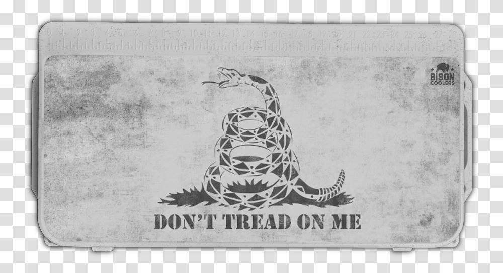 Don't Tread On Me Cooler Accessories Dont Tread On Me Stencil, Soil, Person, Skin Transparent Png