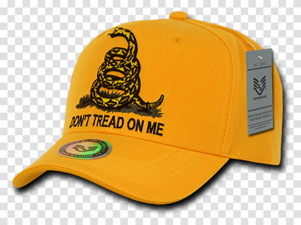 Don't Tread On Me Gadsden Cap Gadsden Flag, Apparel, Baseball Cap, Hat Transparent Png