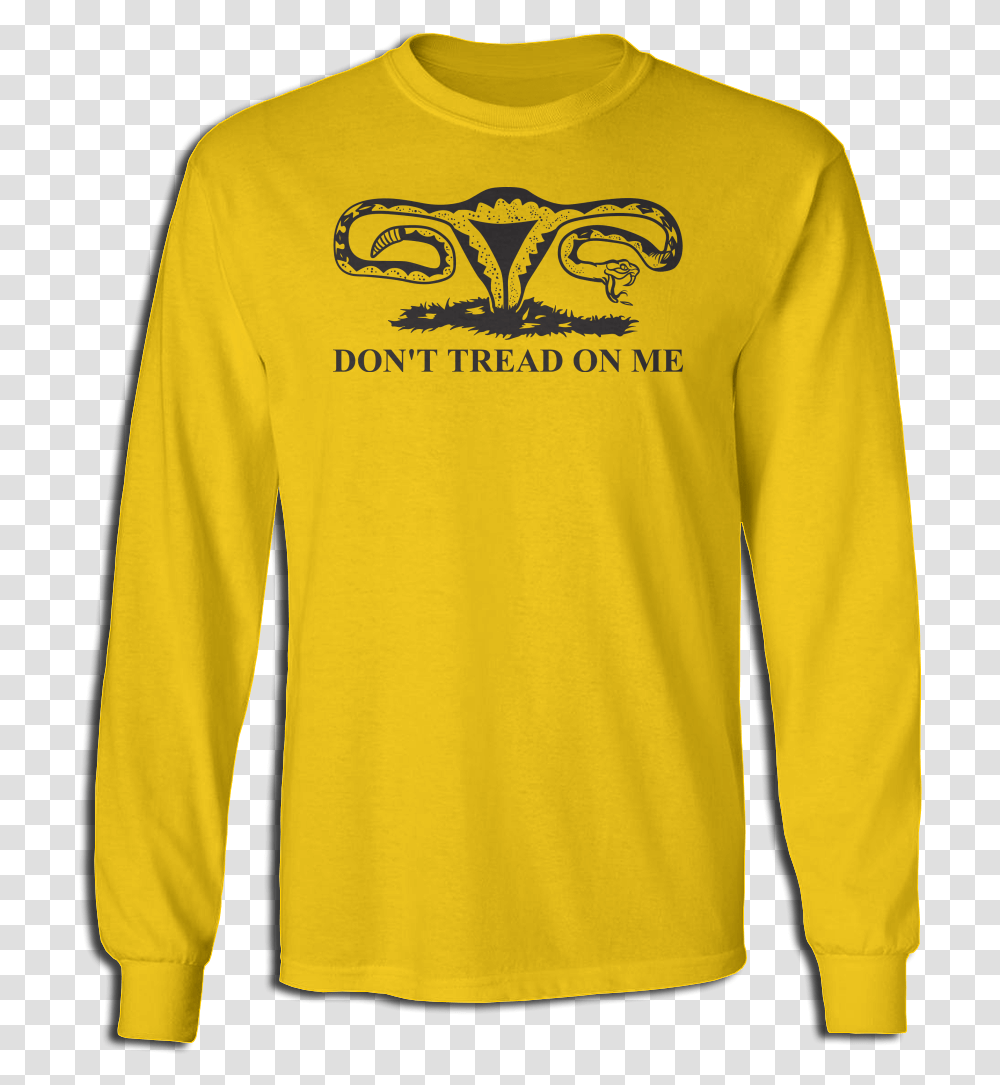 Don't Tread On Me Long Sleeved T Shirt, Apparel, Person, Human Transparent Png