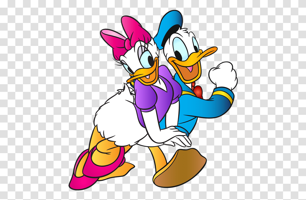 Donald And Daisy Duck, Person, Human, Costume Transparent Png