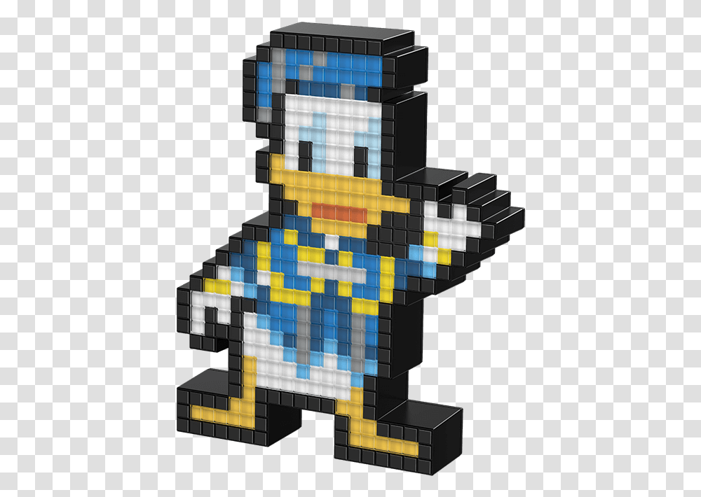 Donald Duck 46 Kingdom Hearts Donald Duck Pixel, Minecraft, Toy, Urban, City Transparent Png