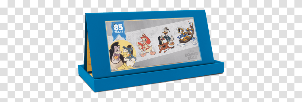 Donald Duck 85th Anniversary 5g Silver Coin Note Donald Duck, Pencil Box, Text, Angry Birds Transparent Png