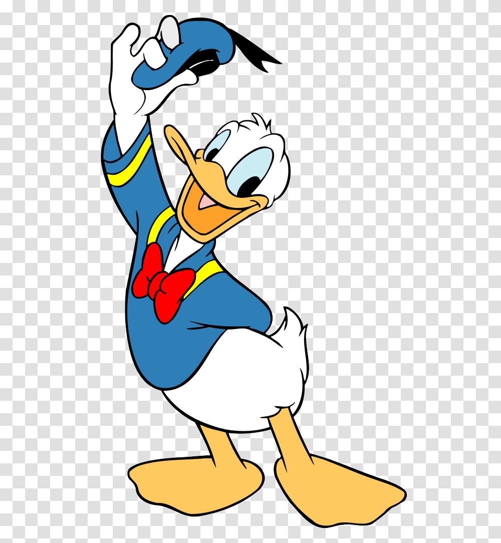 Donald Duck Also A Duck Clipart Donald Duck, Performer, Hand, Washing, Bird Transparent Png