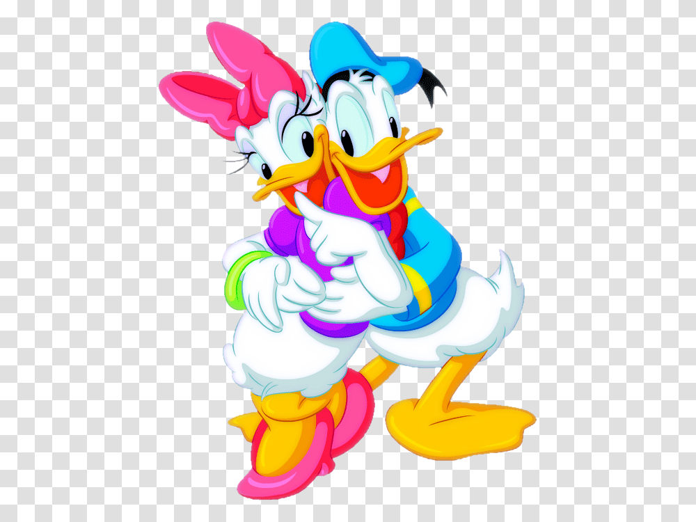 Donald Duck And Daisy, Icing, Cream Transparent Png