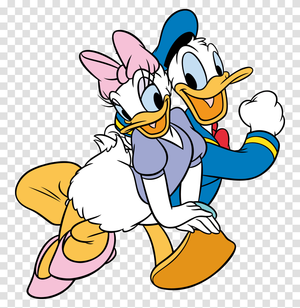 Donald Duck And Daisy Image Donald Duck Ve Daisy, Person, Comics, Book, Manga Transparent Png
