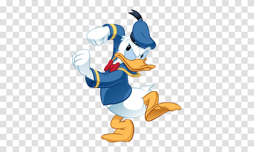 Donald Duck Angry Donald Duck, Hand, Sport, Cricket, Book Transparent Png