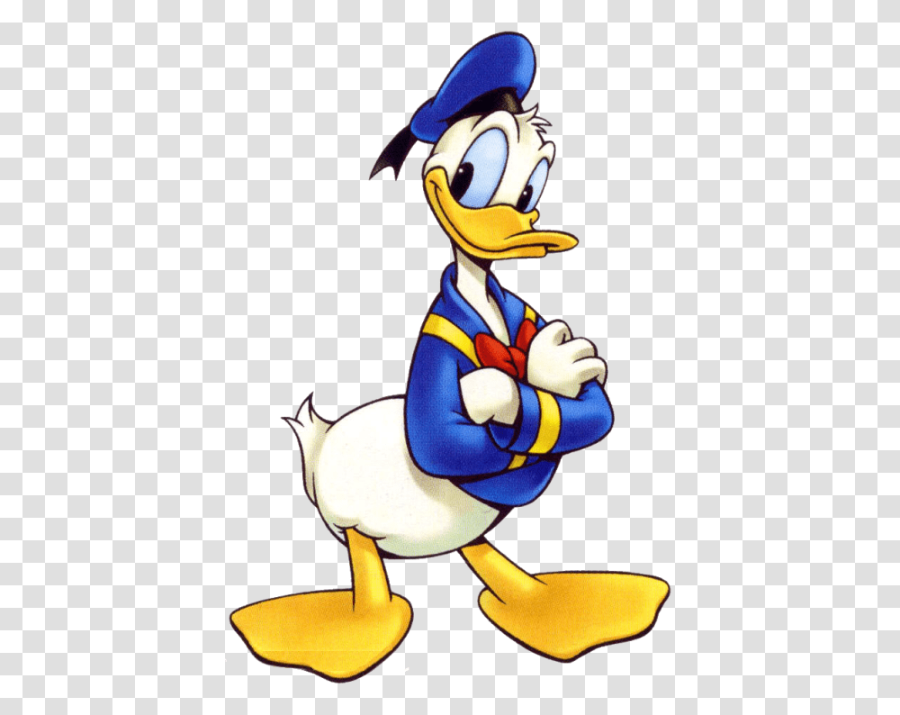 Donald Duck, Character, Animal, Bird, Person Transparent Png
