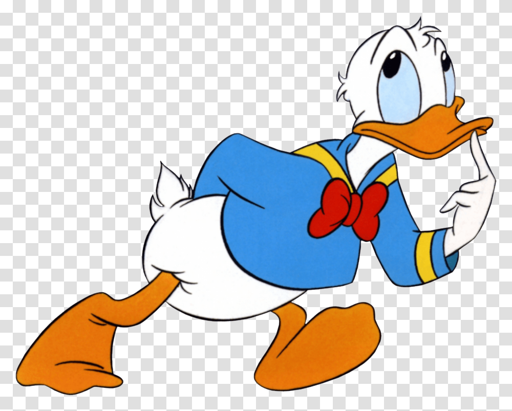 Donald Duck, Character, Animal, Pillow, Cushion Transparent Png