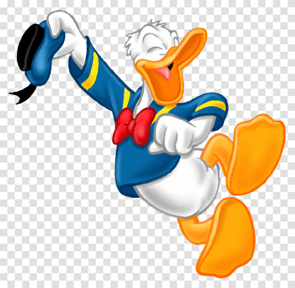 Donald Duck, Character, Hand, Kicking, Performer Transparent Png