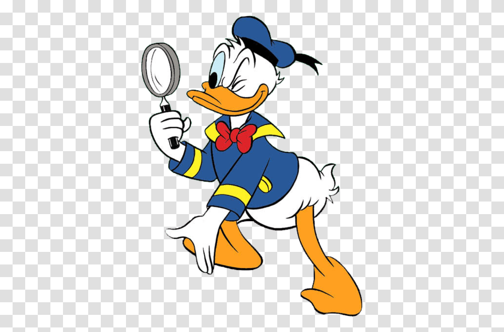 Donald Duck, Character, Magnifying, Fireman, Performer Transparent Png