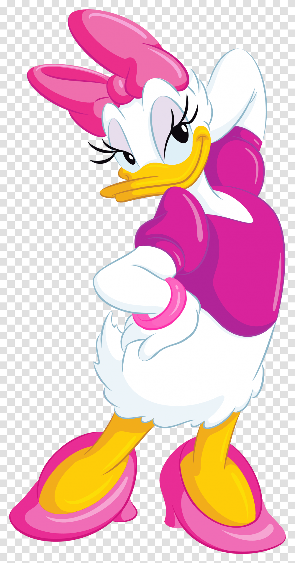 Donald Duck Clipart Beach Daisy Duck Background, Performer, Bird, Animal Transparent Png