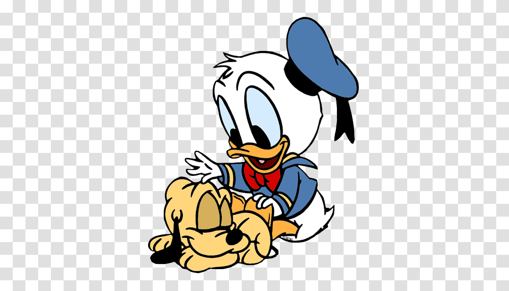Donald Duck Clipart Cute Baby, Stencil, Wasp, Bee, Insect Transparent Png