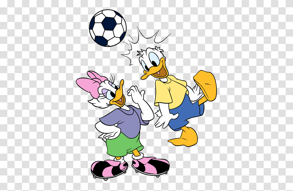 Donald Duck Clipart Football, Soccer Ball, Team Sport, Drawing Transparent Png
