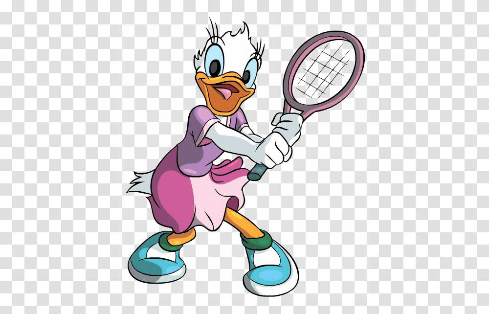 Donald Duck Clipart Sport, Racket, Tennis Racket, Badminton, Sports Transparent Png