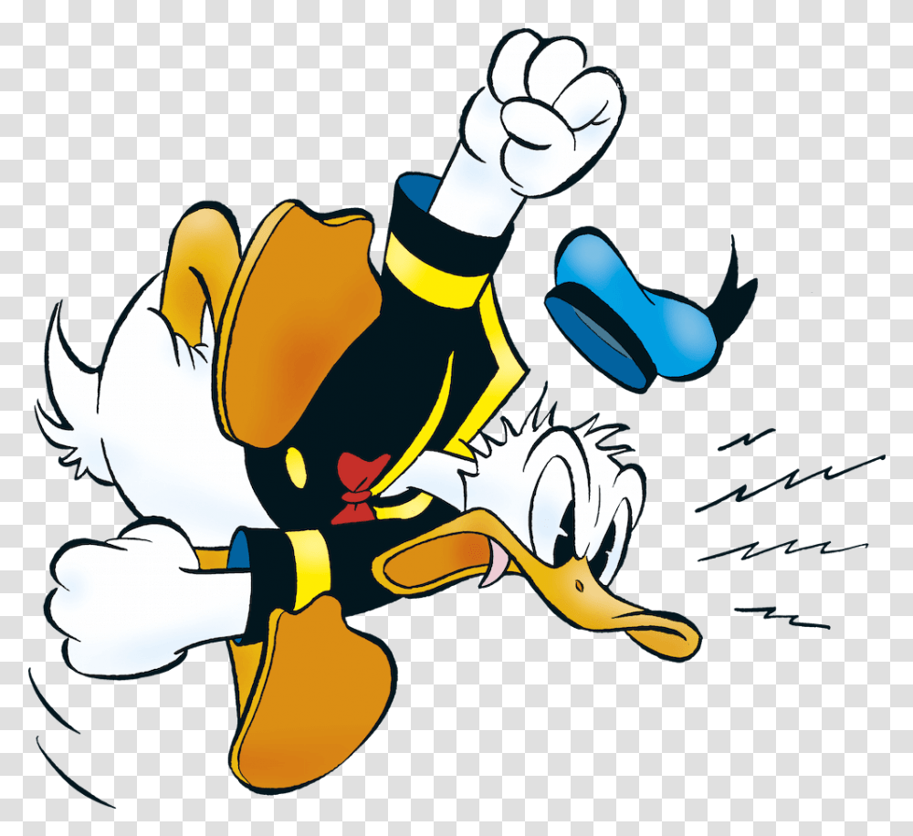 Donald Duck Co Image Donald Duck Angry, Hand, Graphics, Art, Food Transparent Png