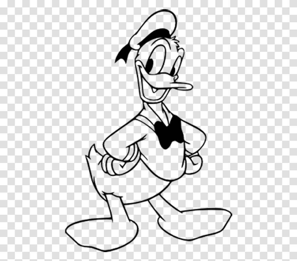 Donald Duck Coloring Pages For Kids Donald Duck Coloring Pages, Gray, World Of Warcraft Transparent Png