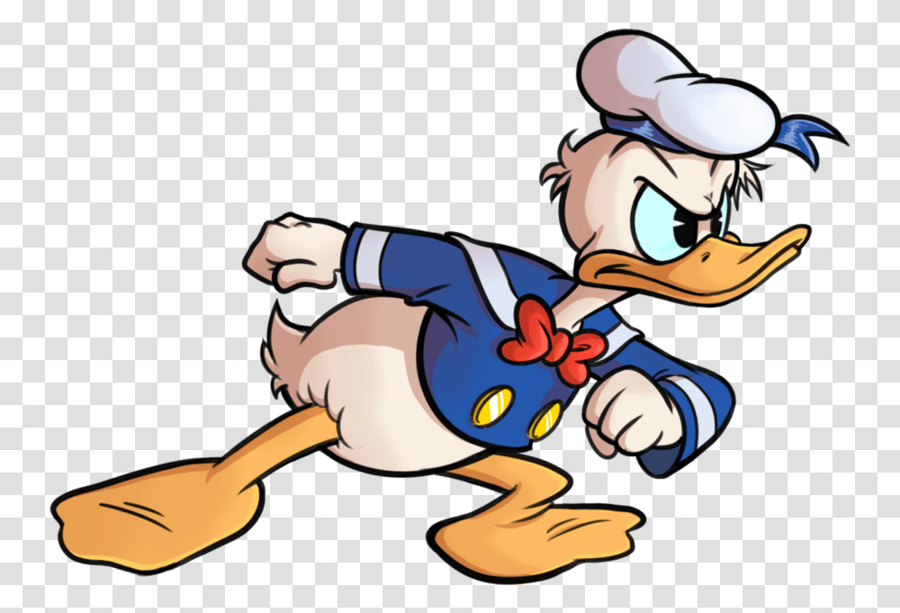 Donald Duck Download Image Background Donald Duck, Person, Hand, Judo, Martial Arts Transparent Png