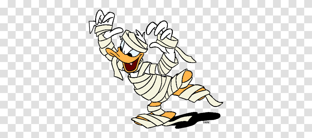 Donald Duck From Mickey Mouse Clubhouse Clip Art Library Personajes De Disney En Halloween, Human, Hand, Performer, Animal Transparent Png