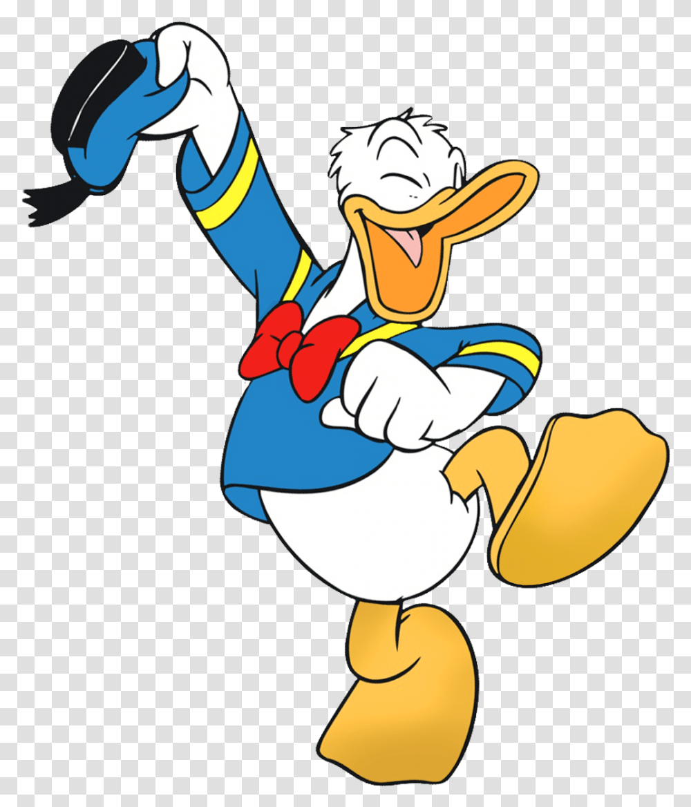 Donald Duck Happy Walt Disney Characters, Book, Comics Transparent Png