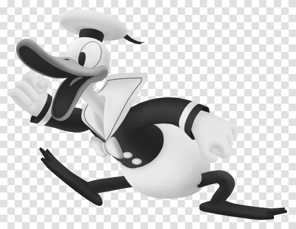 Donald Duck In High Resolution Kingdom Hearts Timeless River Donald, Sink Faucet, Animal, Bird, Stencil Transparent Png