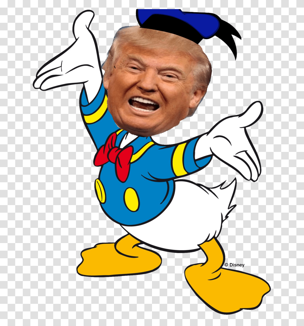 Donald Duck Oozle Media, Person, Human, Face, Bird Transparent Png