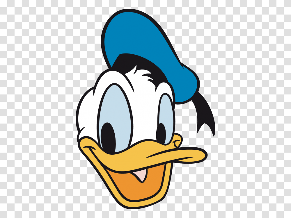 Donald Duck Smiling, Hat, Goggles Transparent Png