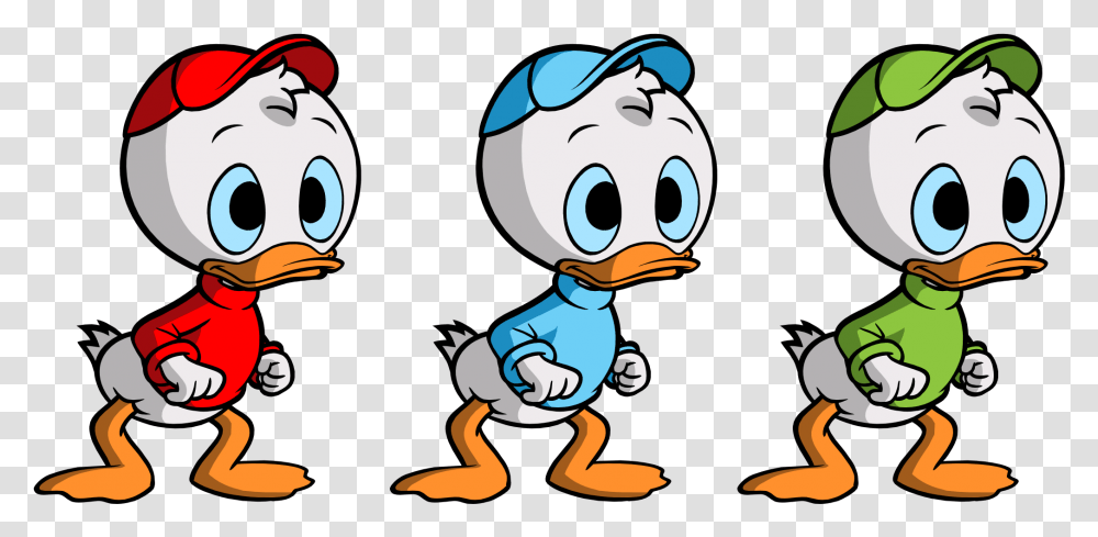 Donald Ducks Nephews Names, Animal, Bird Transparent Png