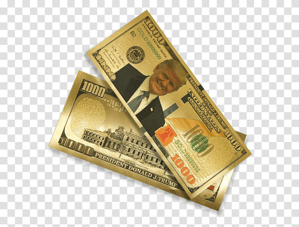 Donald J. Trump 2017, Book, Money, Dollar, Person Transparent Png