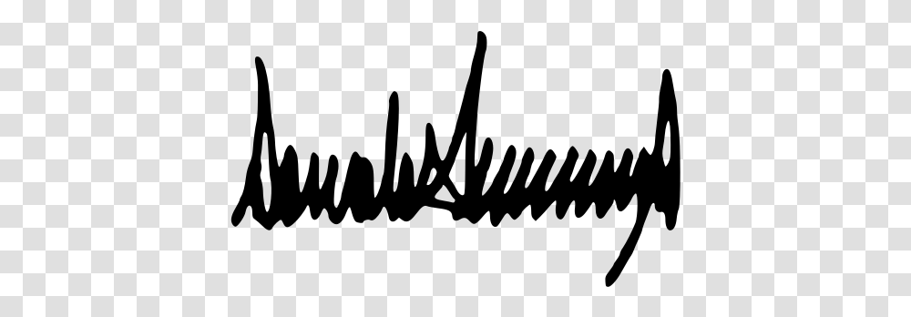 Donald J Trump Signature, Gray, World Of Warcraft Transparent Png