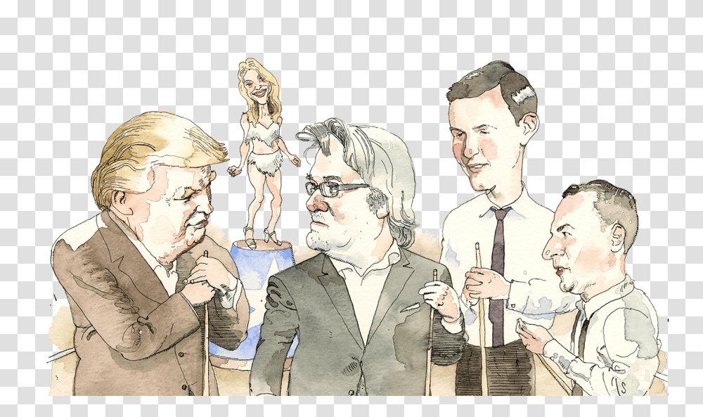 Donald Trump As Frank Sinatra Kellyanne Conway As Angie Jared Kushner Barry Blitt, Person, Human, Comics, Book Transparent Png
