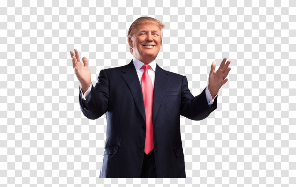 Donald Trump, Celebrity, Tie, Suit Transparent Png