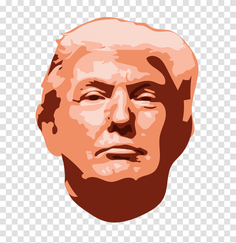 Donald Trump Clip Art, Head, Face, Person Transparent Png