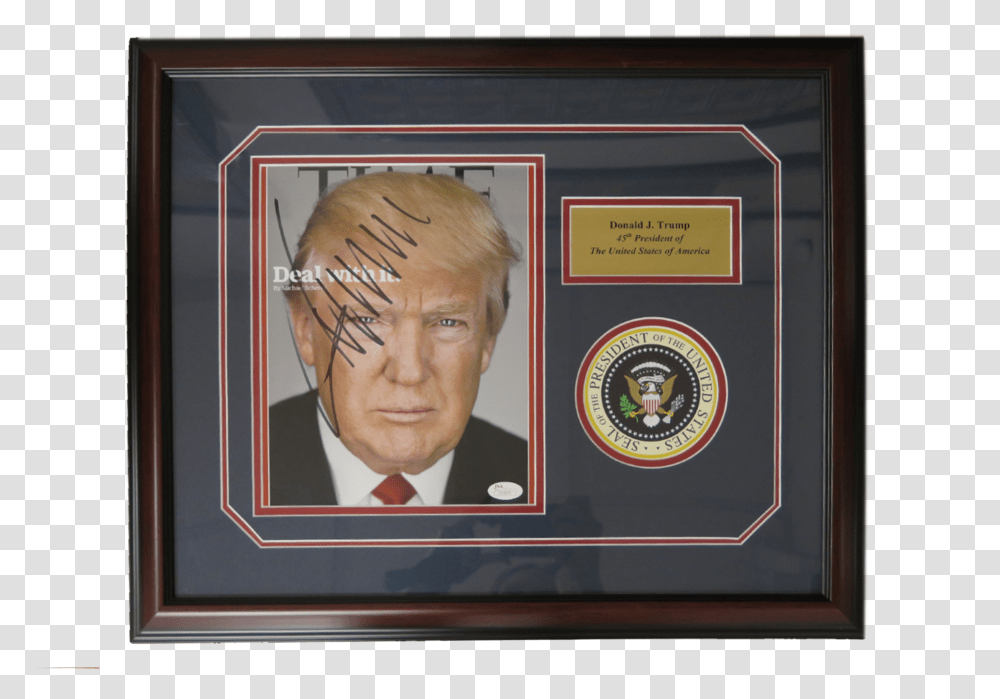 Donald Trump Download Picture Frame, Person, Monitor, Head Transparent Png
