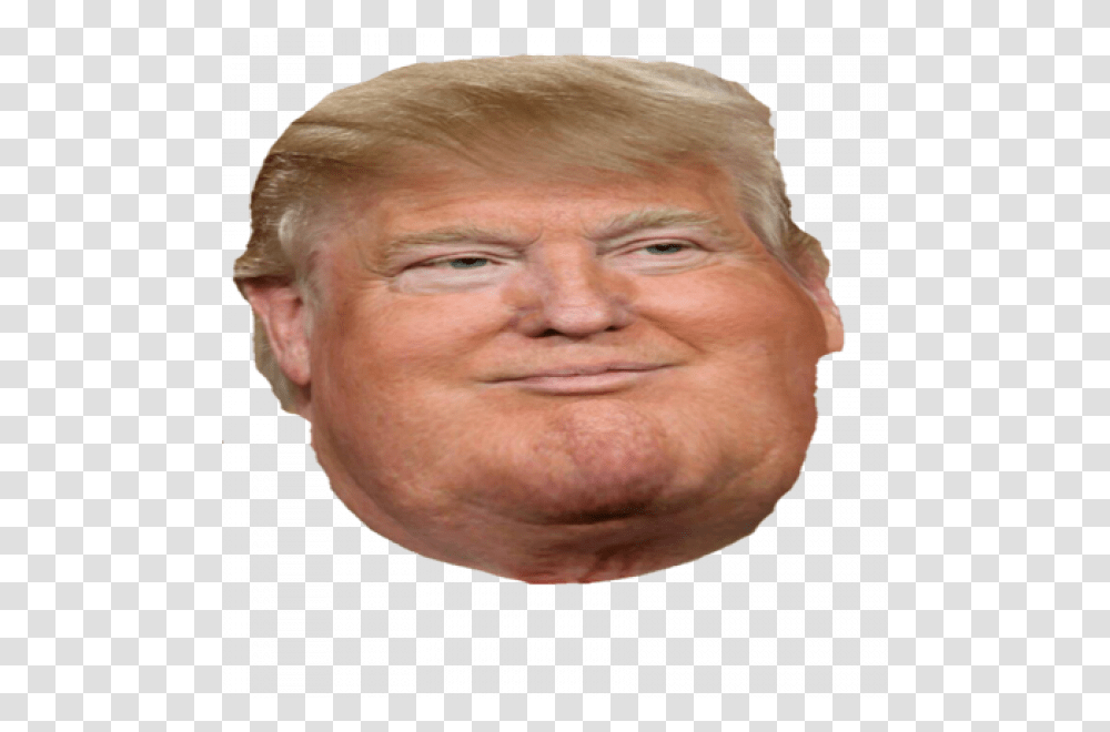 Donald Trump Face Only, Person, Human, Head, Frown Transparent Png