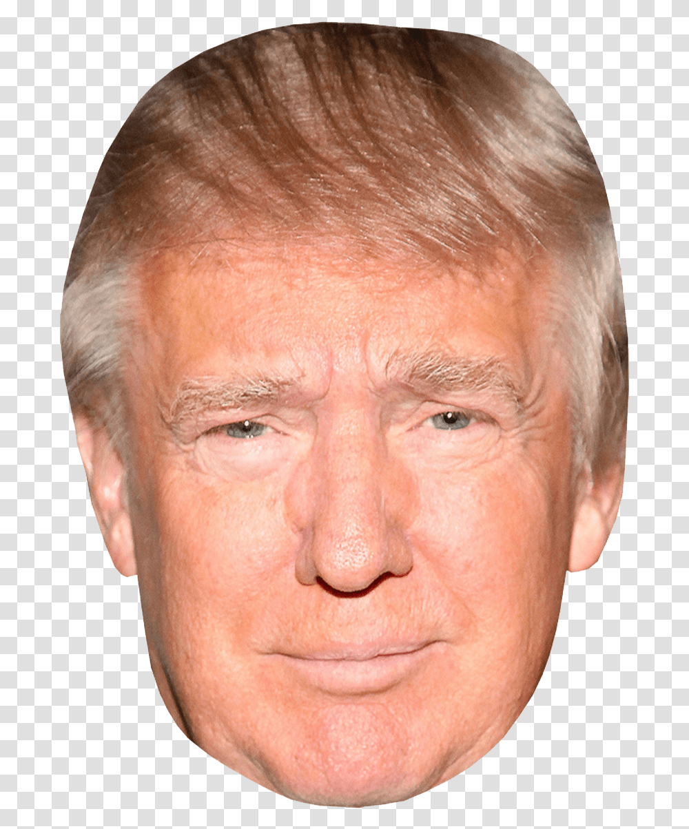 Donald Trump Face, Person, Human, Head, Skin Transparent Png