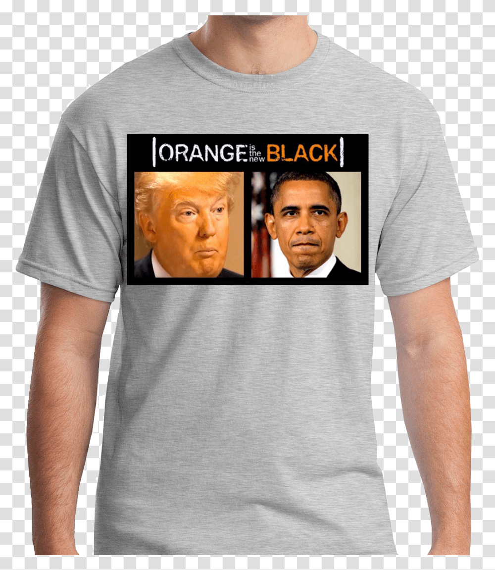 Donald Trump Full Body Orange Is The New Black Trump Shirt, Person, T-Shirt, Sleeve Transparent Png