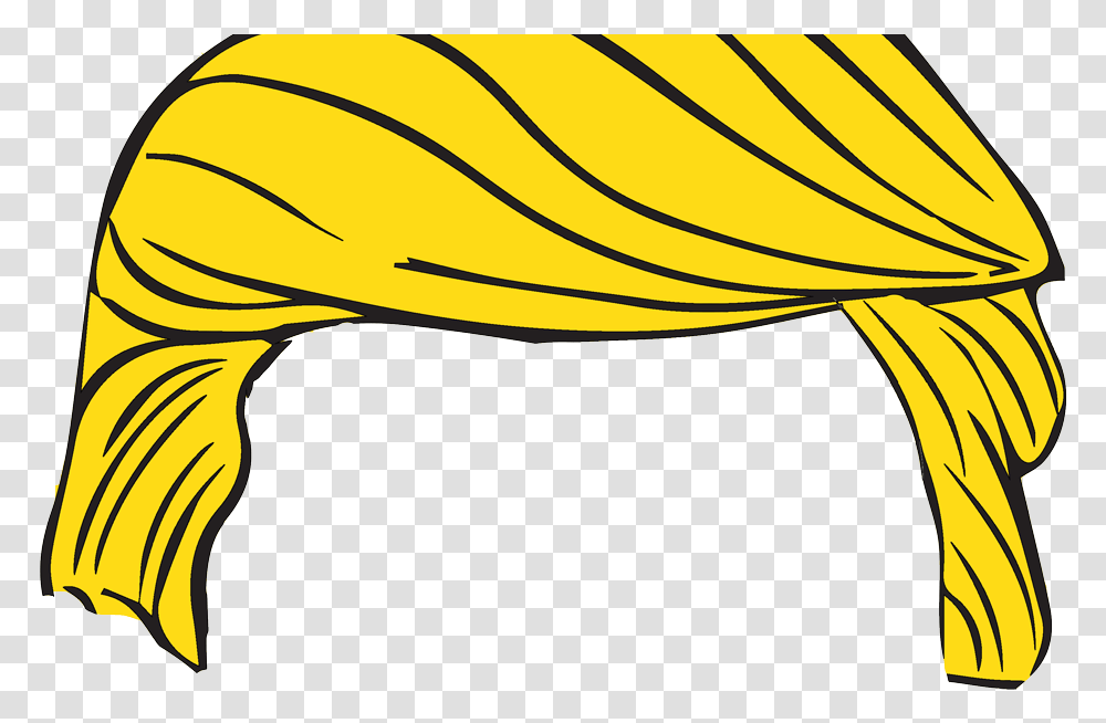 Donald Trump Hair Clipart, Banana, Fruit, Plant, Food Transparent Png