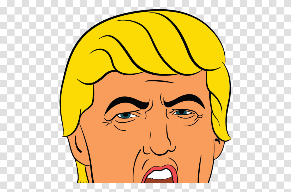 Donald Trump, Head, Face, Person, Human Transparent Png