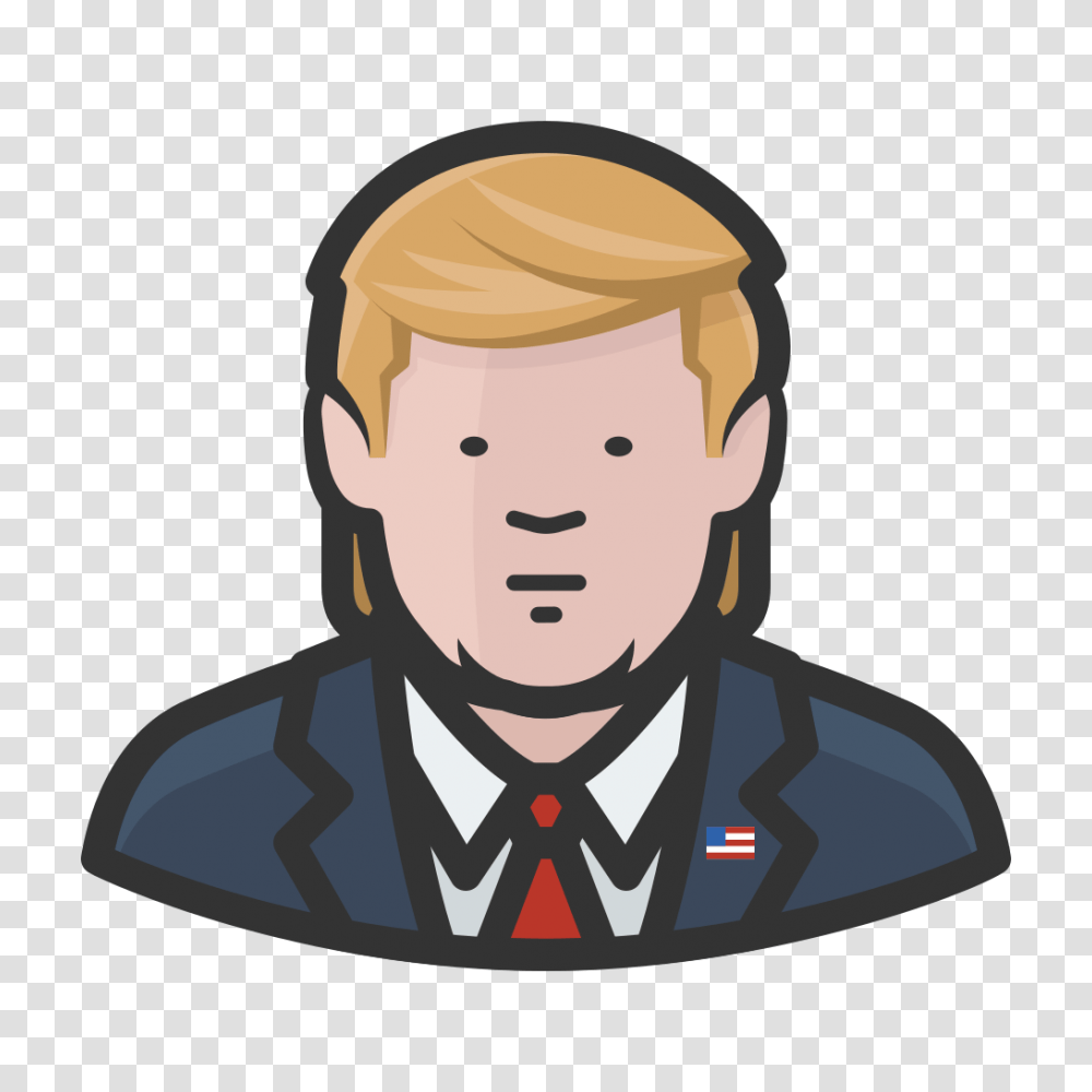 Donald Trump Icon Donald Trump Icon, Military Uniform, Officer, Captain, Judge Transparent Png