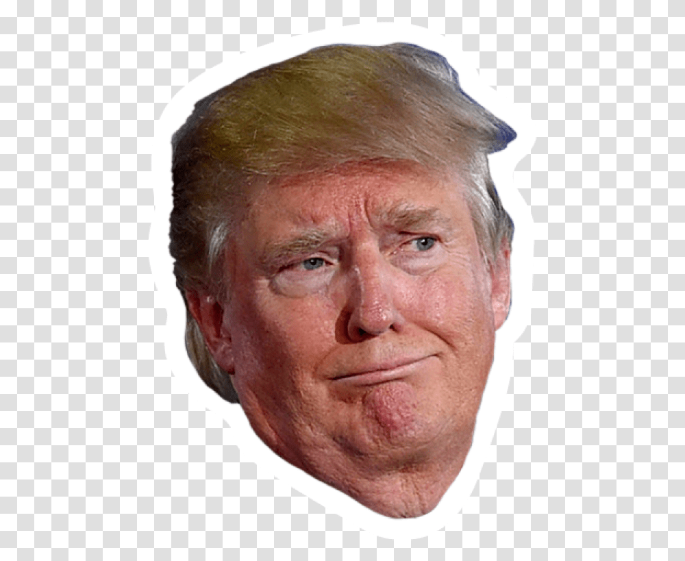 Donald Trump Image Donald Trump Face Background, Person, Human, Head, Frown Transparent Png