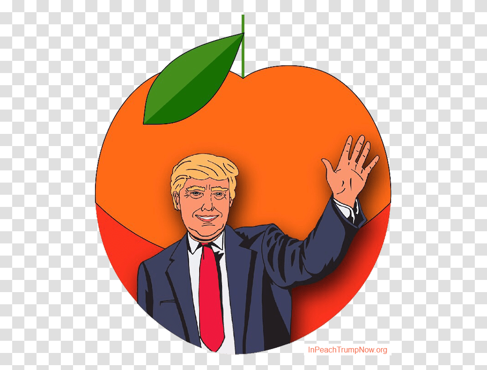 Donald Trump Is A Peach, Tie, Person, Crowd, Face Transparent Png