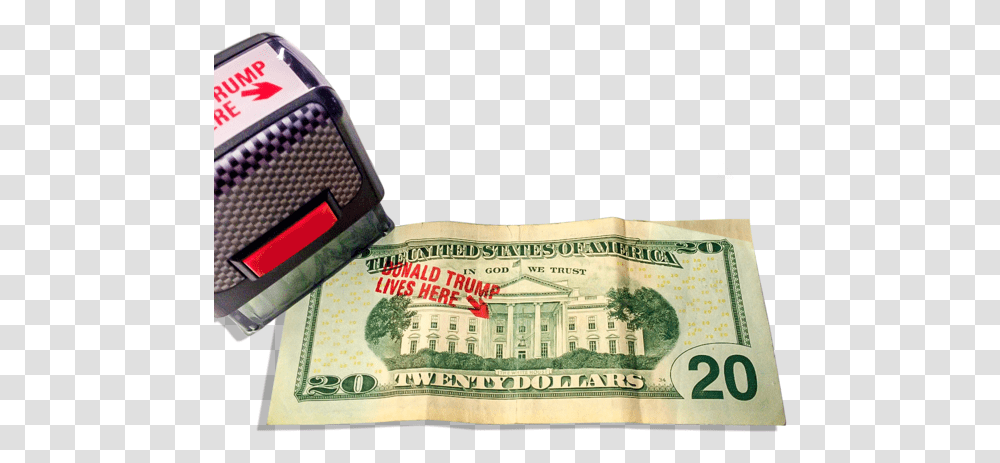 Donald Trump Lives Here Stamp, Money, Dollar Transparent Png