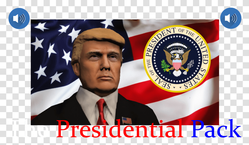 Donald Trump Pack Gta5modscom President Of The United States, Flag, Symbol, Person, Crowd Transparent Png